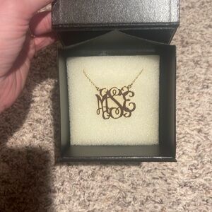 Monogram necklace MSE